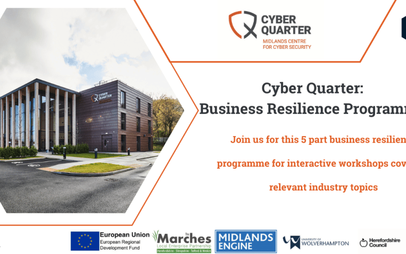 Business Resilience – Take Steps To Increase Yours With The Cyber Quarter!