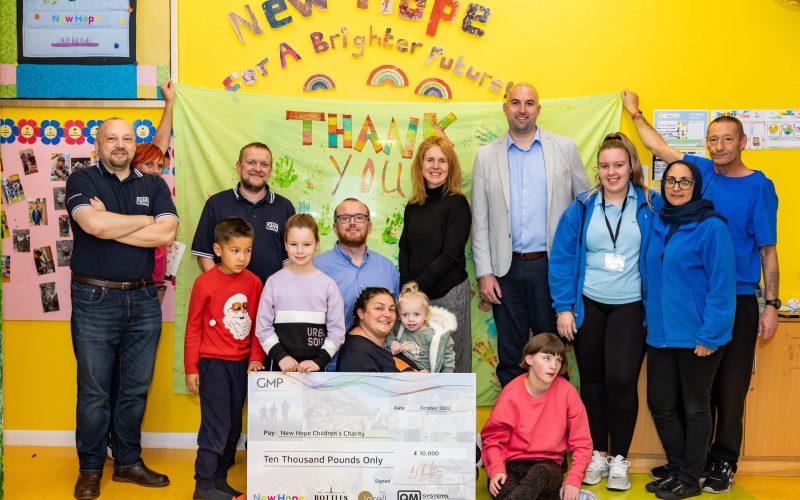Recruitment firm GMP raises £10,000 for Worcester charity New Hope