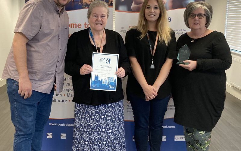 Controlaccount’s collectors recognised as best in sector
