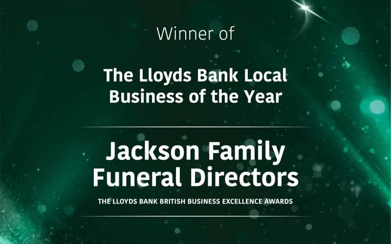 West Midlands Winners – Jackson Family Funeral Directors Wins at the Lloyds Bank British Business Excellence Awards 2022