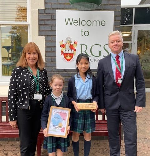 RGS The Grange Award Winners at Kindness in Education Awards