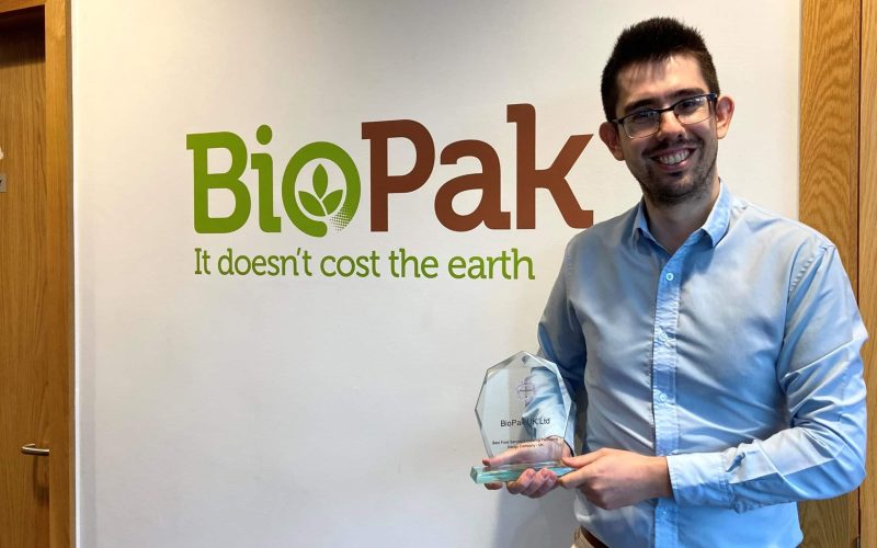 Sustainable packaging company celebrate award win and local composting plans