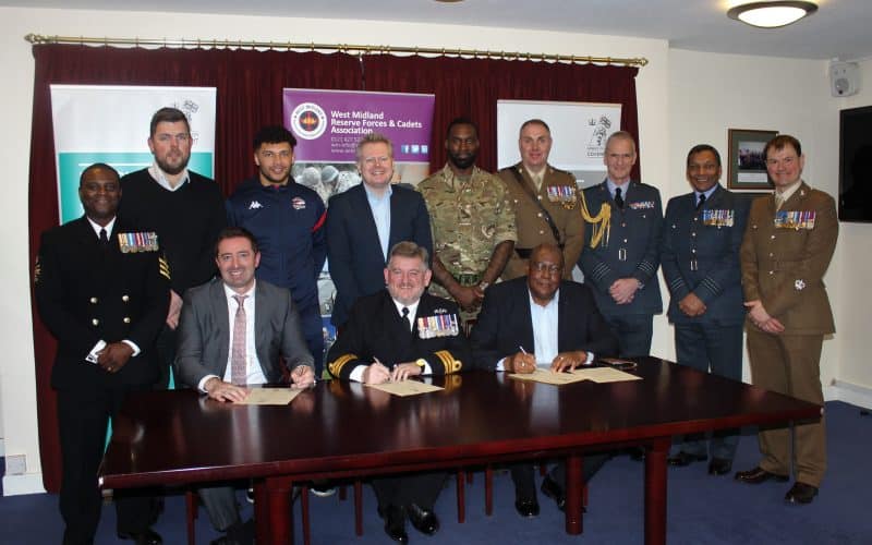 West Midland RFCA welcomes 1000th Armed Forces Covenant signee
