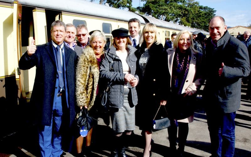 And they’re off – thoroughbred steam train service to Cheltenham Festival