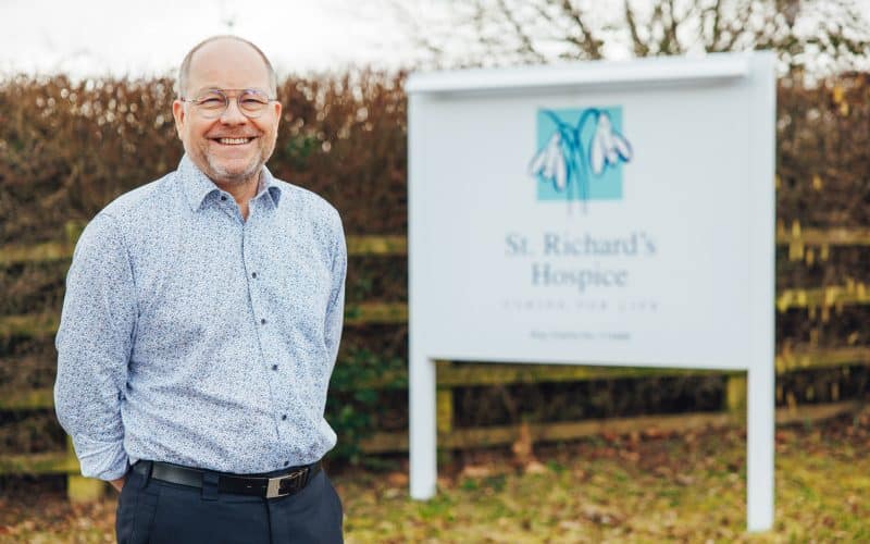 Hospice welcomes Mike as new Chief Executive