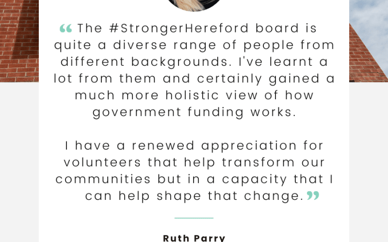 #StrongerHereford is seeking new board members to help transform the city