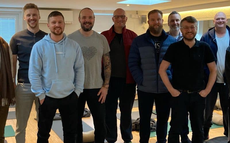 Bringing blokes together to learn about mindfulness and meditation.