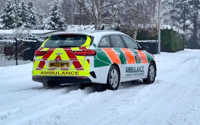 Local Lifesaving Charity Ploughs on Through Snow