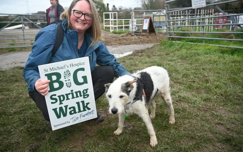 Walkers pave the way for thousands of pounds towards St Michael’s Hospice