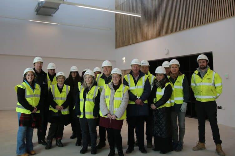 Community Forum Members Take Tour of University’s New Facility