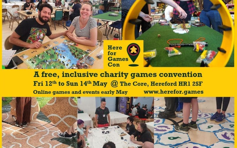 Here For Games Con: Free Inclusive Charity Games Convention