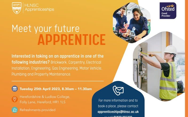 Meet Your Future Apprentice – Tuesday 25th April 2023