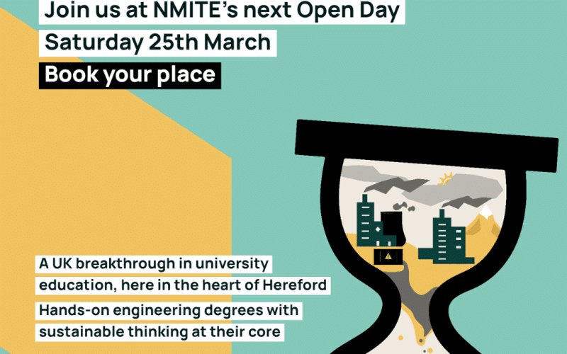 NMITE Open Day – Saturday 25 March