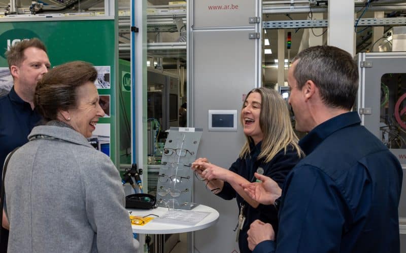 Specsavers Vision Labs welcomes Royal visitor