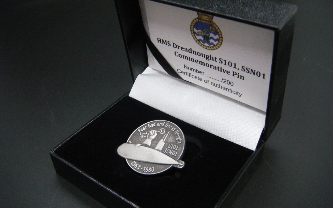 UK’S FIRST NUCLEAR SUBMARINE COMMEMORATED WITH LAPEL PIN