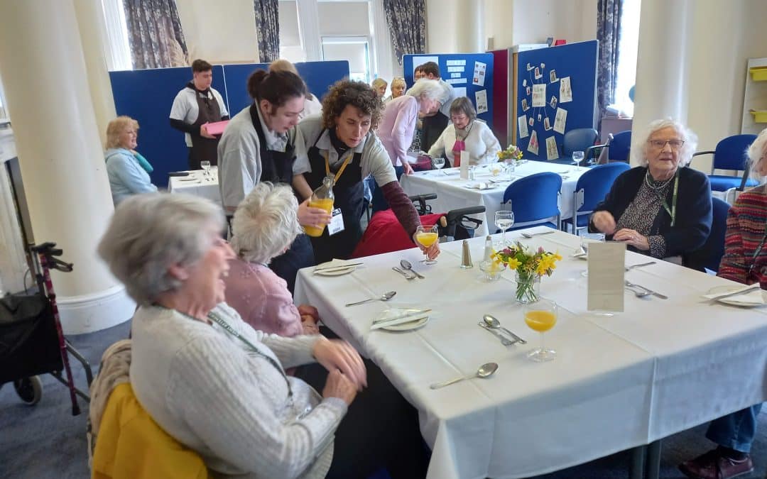 Worcestershire students cook up a storm in new kitchen facilities for community lunch initiative