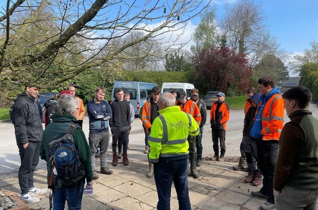 Holme Lacy College students tour Wyevale Nurseries