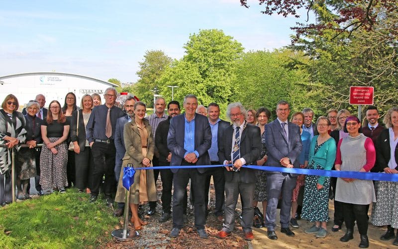 New Pedestrian and Cycling Route in the City