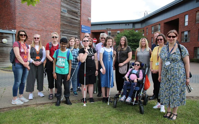 Visually Impaired Students Learn about Transition to University