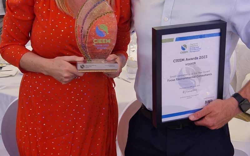 Focus Environmental Consultants Wins ‘Small Ecological Consultancy of the Year’