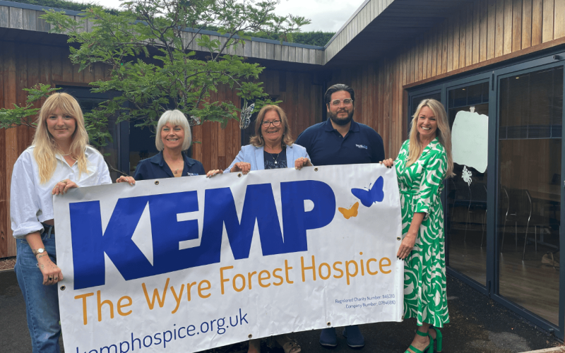 Local Support for Wyre Forest Hospice Continues to Grow Thanks to Trueline Products.