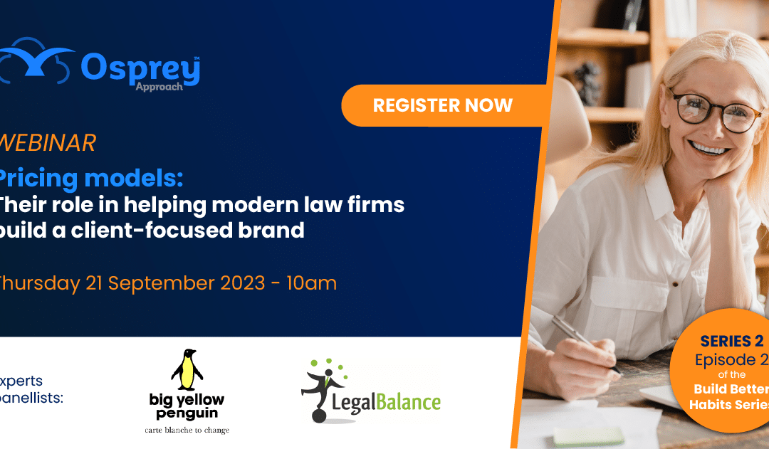 Webinar to discuss how SME law firms can build a client focused brand
