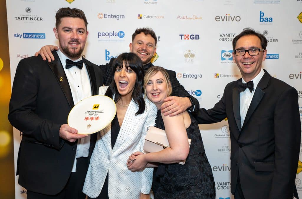 The Cottage in the Wood Malvern’s 1919 Restaurant earns coveted 3-AA Rosettes
