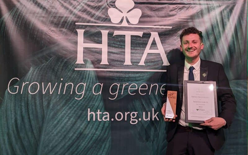 Kyle wins Young Grower of the Year Award at HTA Conference