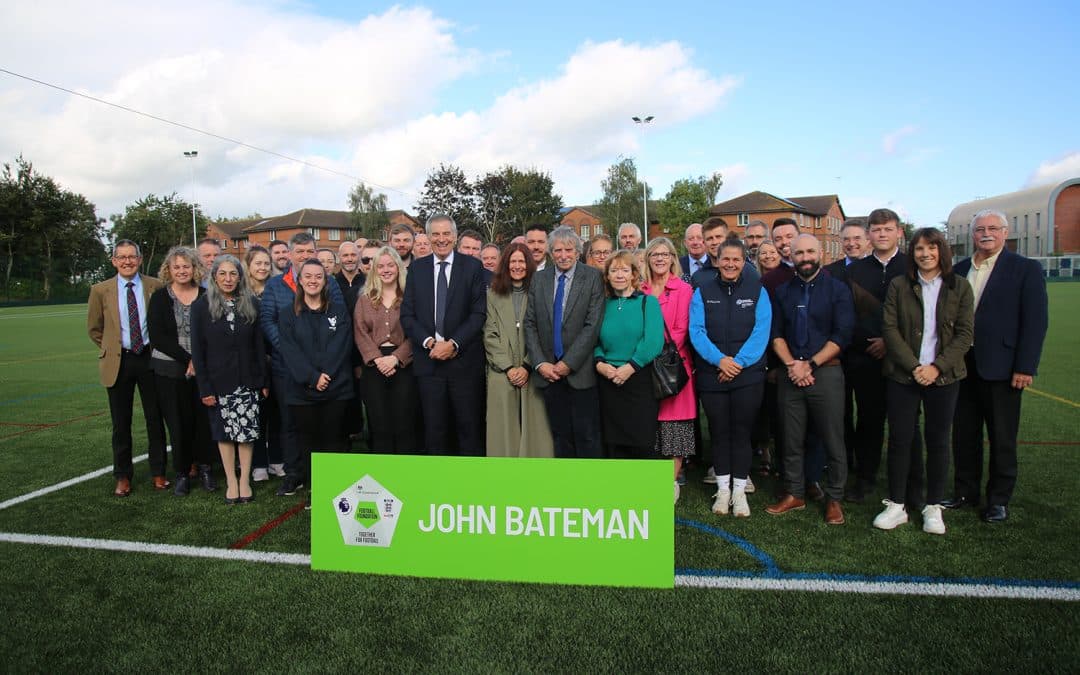 University Sports Pitch Named After Former Chair of Governors