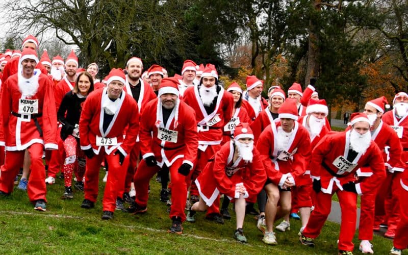 Santa fun run returns in aid of Wyre Forest hospice charity