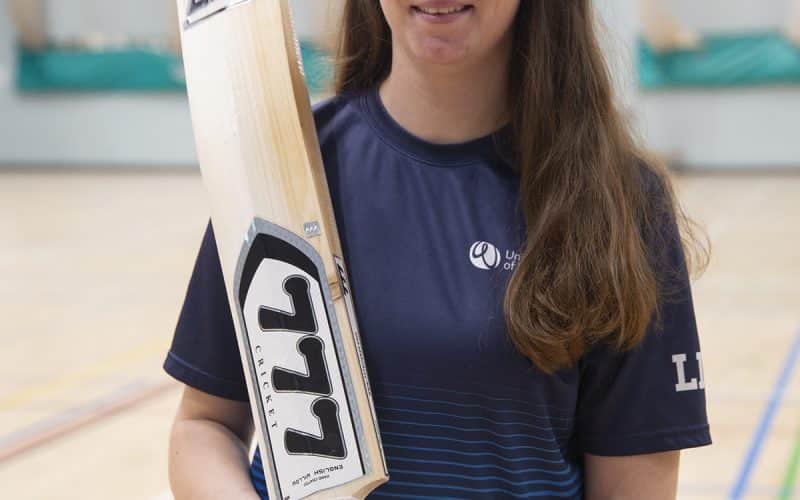 Student Cricketer Selected to Play for England in Inaugural International Competition