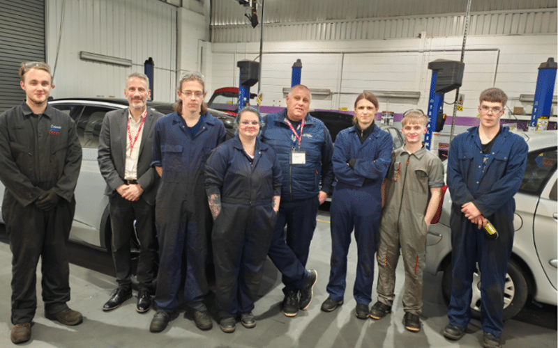 Evesham Motor Vehicle Students Gain Insights from Leading Car Dealer Group