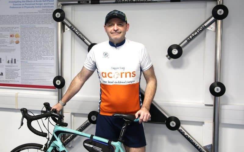 Former Student all Set for Huge Cycling Challenge in Memory of his Daughters.