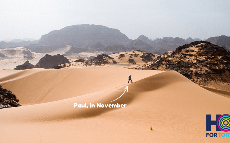 Paul Harris Takes on the Sahara: A Trek for Hope for Tomorrow