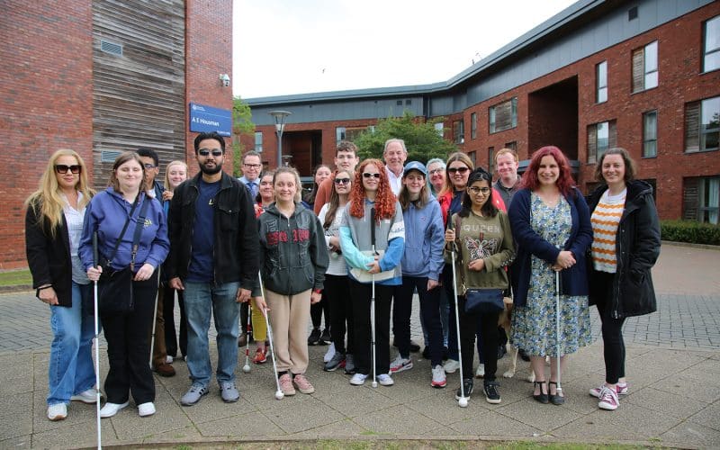 Visually Impaired Students Visit to Learn about Transition to University
