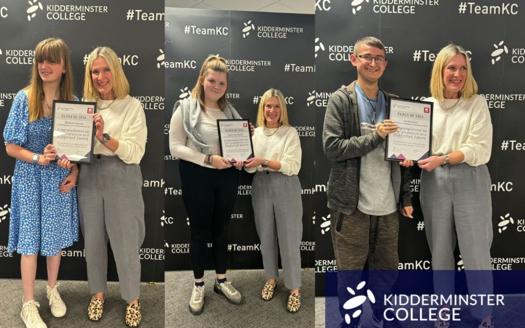 Celebrating Kidderminster College’s Supported Interns Class of 2024 Graduation