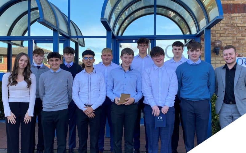 Ormerod Rutter Chartered Accountants welcomes 12 new apprentices.