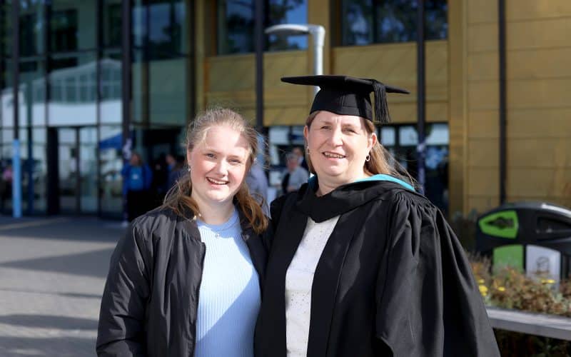 Mum Graduates and has Advice for Daughter who’s just Beginning her Studies