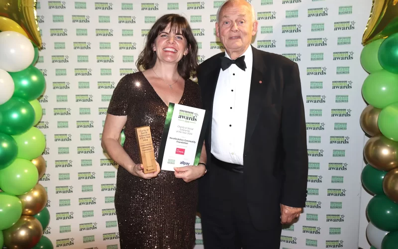 Herefordshire Community Foundation Wins Charity of the Year 2024 at the Herefordshire Business Awards