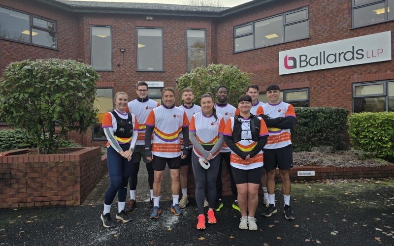 Ballards LLP and Four Squared Recruitment Join Forces for Charity Run Supporting Grace Kelly Childhood Cancer Trust