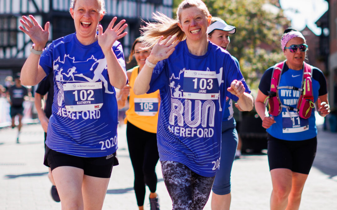 Sun shines on hundreds of fundraisers as RUN Hereford City Edition hits town