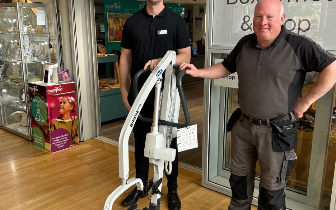 Brand-new mobile hoist installed at The Courtyard