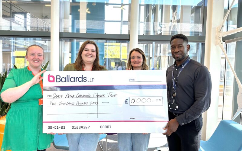Local Businesses Conclude Successful Fundraising Campaign for Grace Kelly Childhood Cancer Trust!