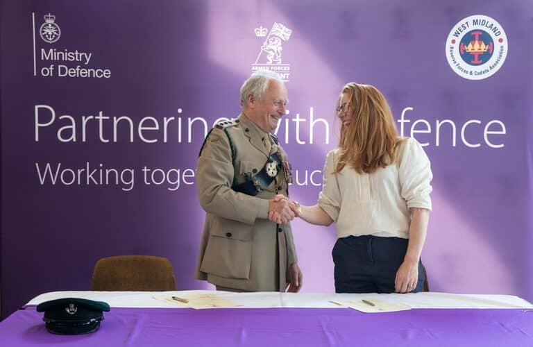 15 Herefordshire businesses sign the Armed Forces Covenant at NMITE’s Military to Business event, supported by UK Government