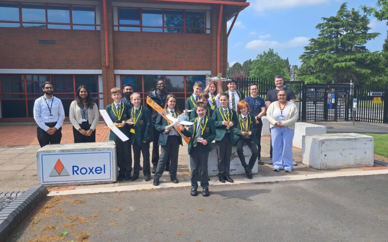 Roxel UK makes a ‘Flying Start’ in first year of STEM initiative for Midlands secondary school pupils