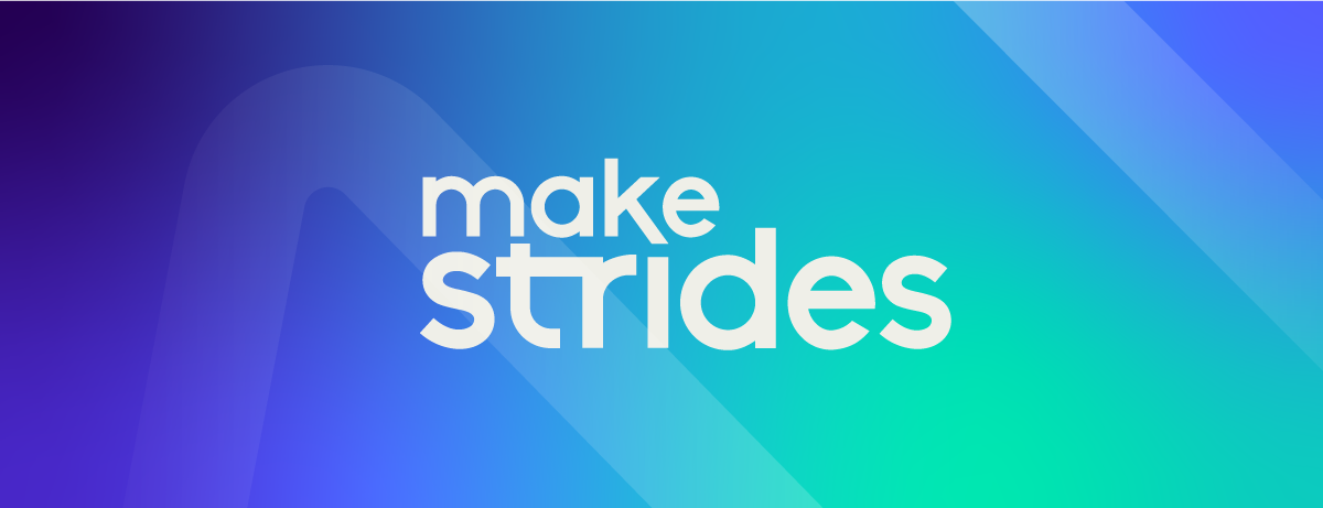 Make Strides Banner