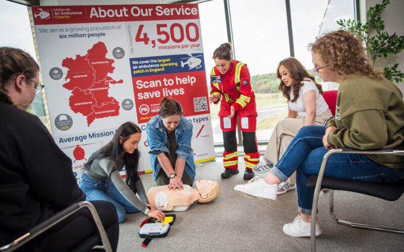 Midlands Air Ambulance Charity Urges Public to Learn CPR This Restart a Heart Day