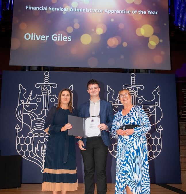 Local Apprentice Wins National Financial Services Award