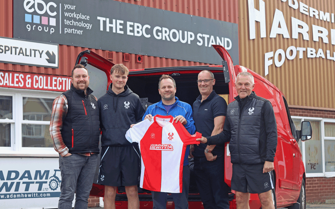 Harriers Foundation donate kit to Aid through Football
