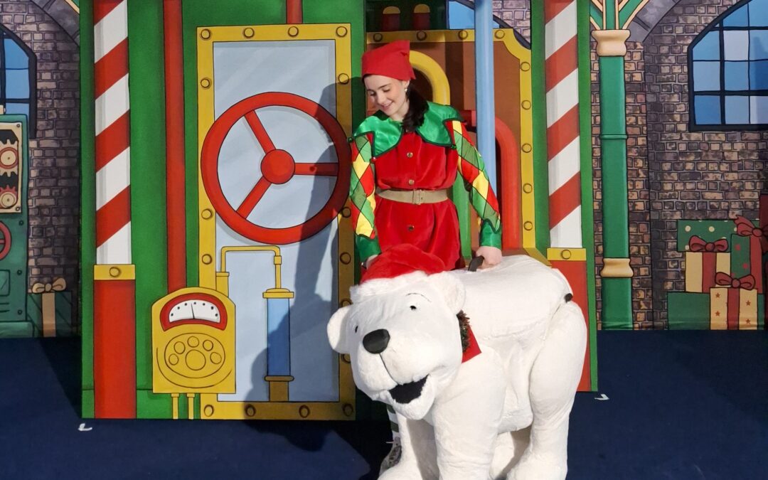 Polly the Polar Bear steals the show at the SVR’s new Santa Steam Specials